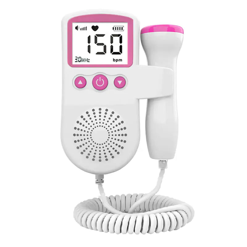 FDA-Approved Fetal Doppler Monitor for Pregnant Women – Portable Baby Heartbeat Detector