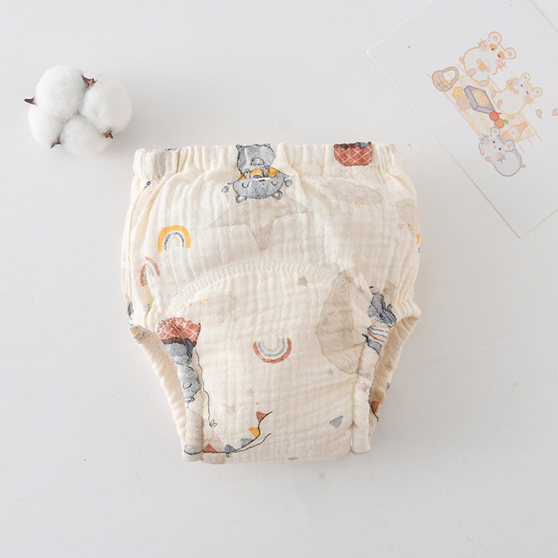 Baby's Cotton Training Pants Pure Diaper Pants