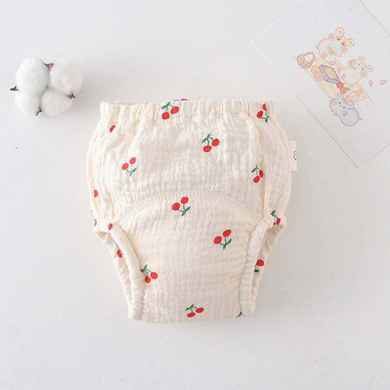 Baby's Cotton Training Pants Pure Diaper Pants
