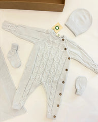 Organic Knitwear 5-Piece Baby Hospital Discharge Set – GOTS & OEKO-TEX Certified