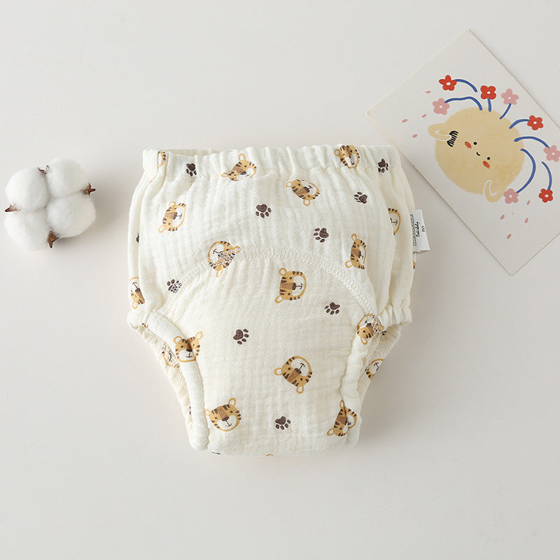 Cotton Baby's raining Pants Gauze Diaper Pants