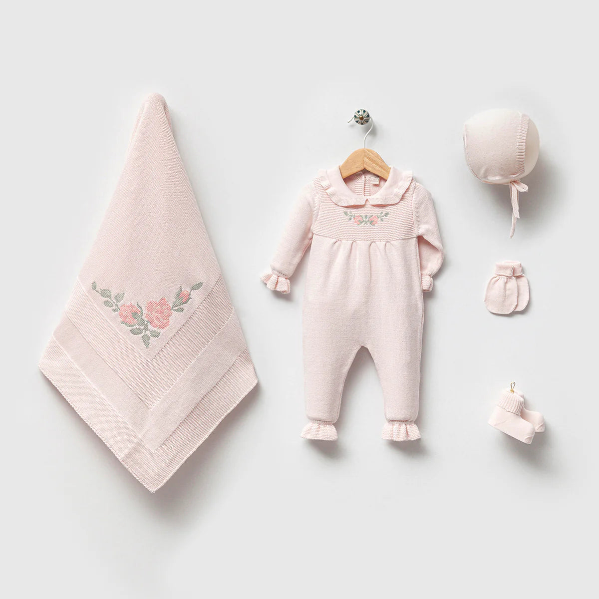 OEKO-TEX Certified, 100% Cotton, Embroidered Baby Girl