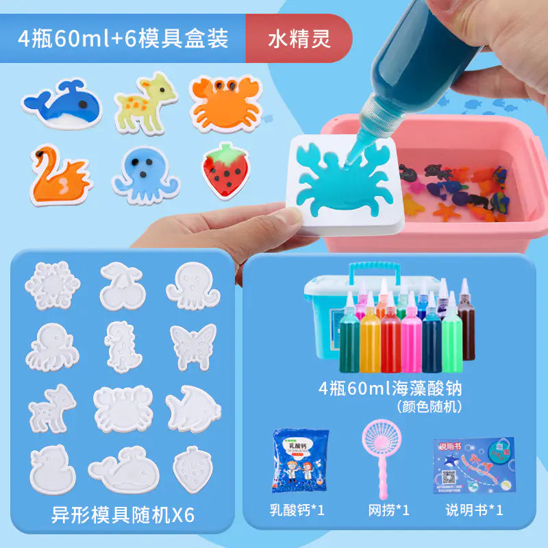 Magic Water Sprite DIY Craft Kit for Kids Ages 6+ | Water Genie Crystal Toy | Creative Science & Art Activity Set | Fun Educational Gift for Girls & Boys