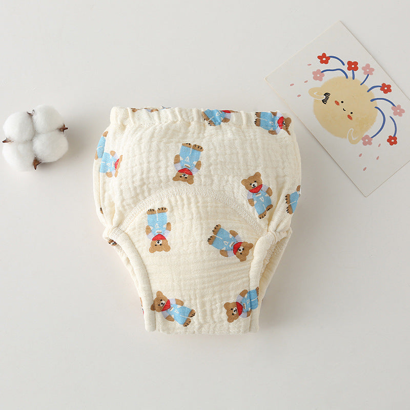 Cotton Baby's raining Pants Gauze Diaper Pants