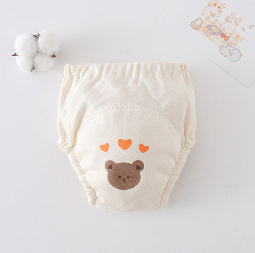 Baby's Cotton Training Pants Pure Diaper Pants