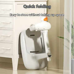 adjustable-baby-bath-stand-non-slip-feet-duck-platform