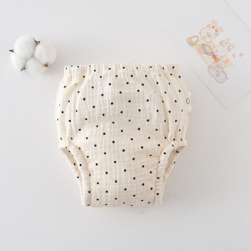 Baby's Cotton Training Pants Pure Diaper Pants