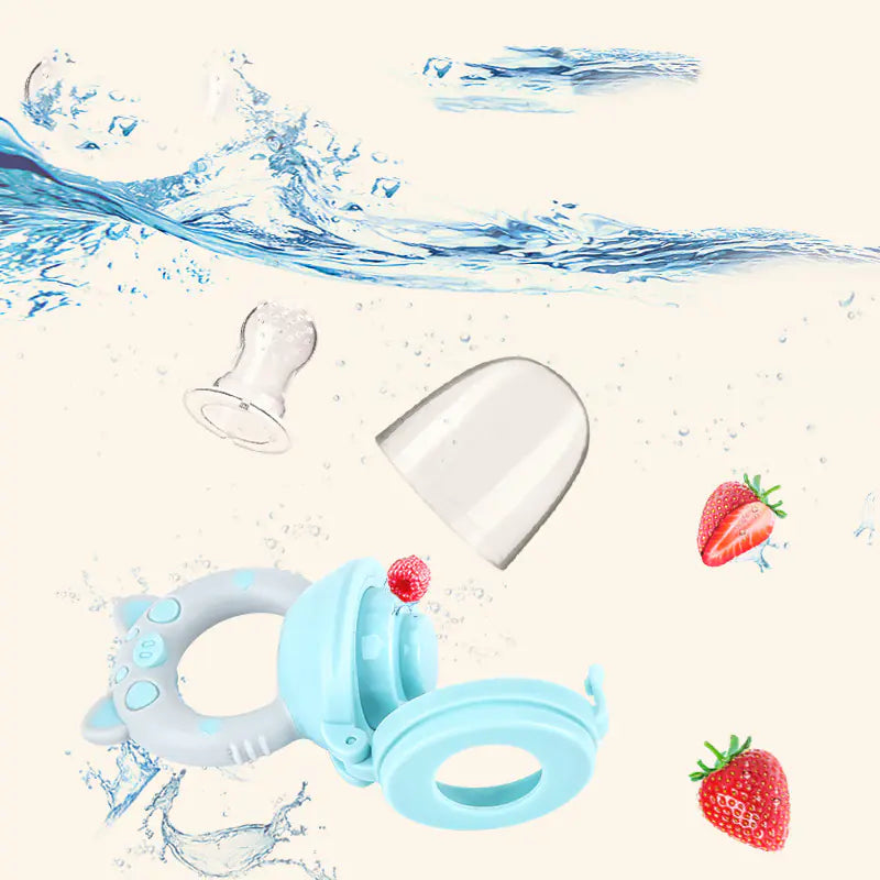 Silicone Teething Toys and Baby Food Pouches