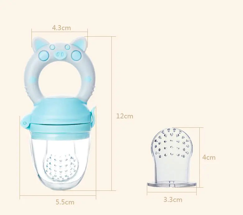 Silicone Teething Toys and Baby Food Pouches