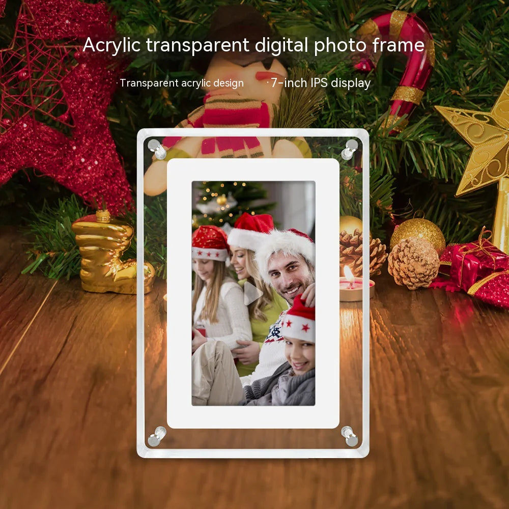 Transparent Digital Photo Frame & Video Player f