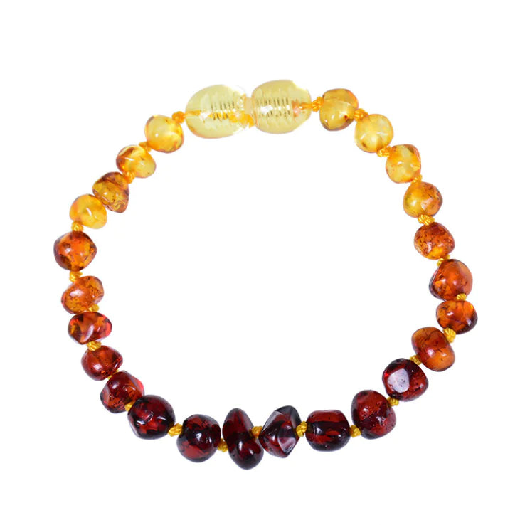 Baby Amber Teething Necklace & Bracelet – Irregular Natural Amber