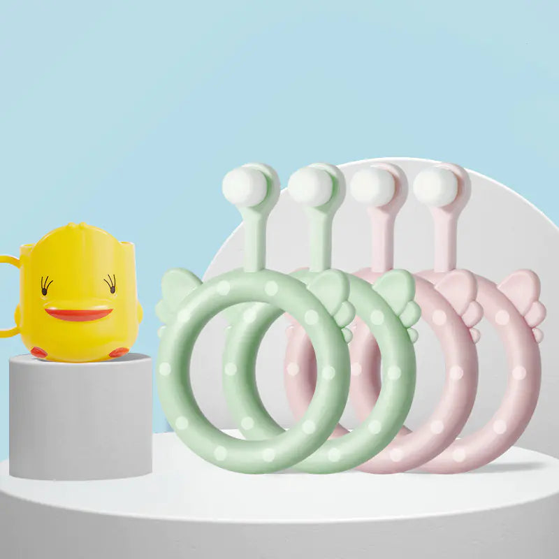 Soft Silicone Baby Toothbrush Set for Infants