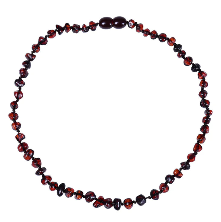 Natural Baltic Amber Teething Necklace for Babies & Toddlers