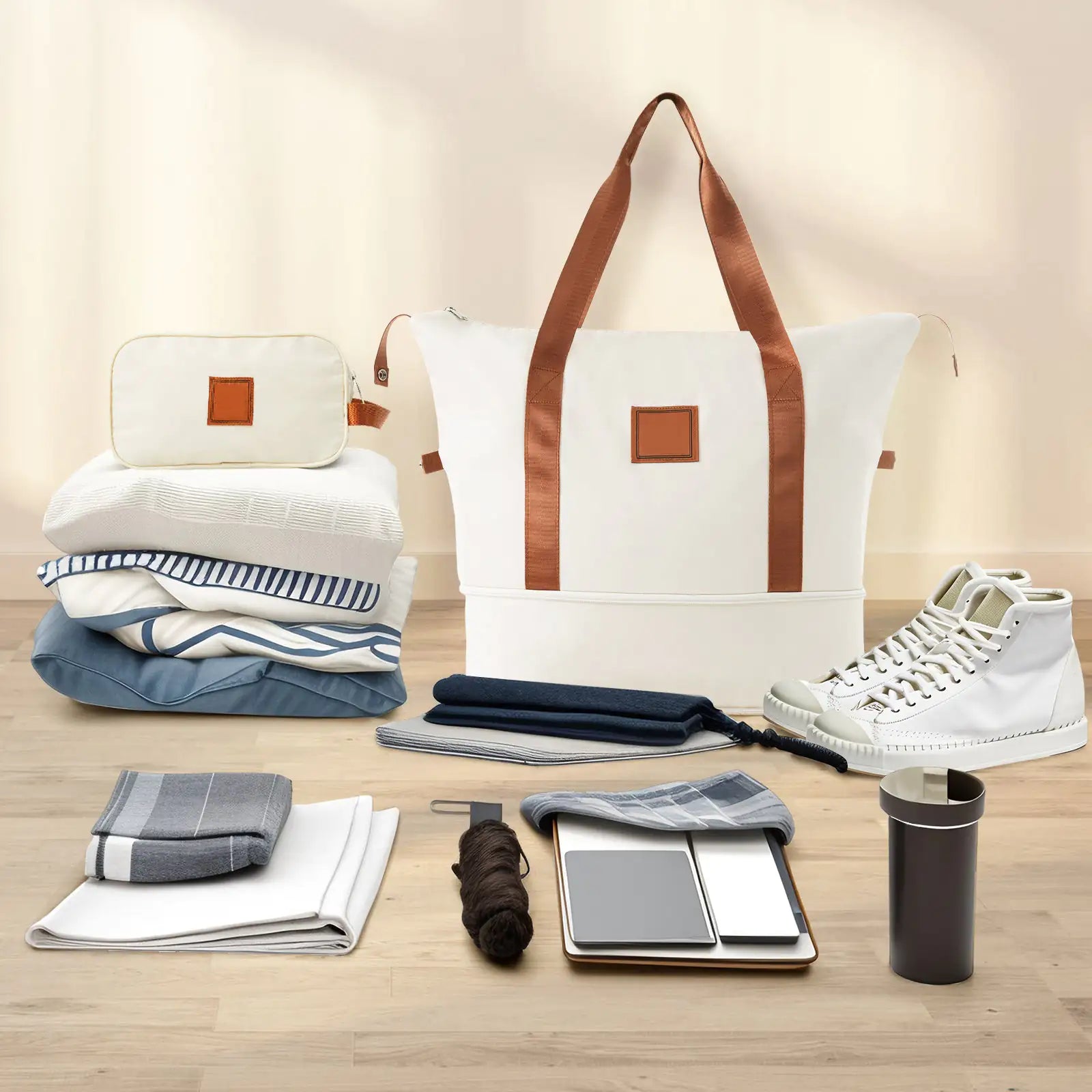 3-Piece Hard Shell Luggage Set – Perfect for Hospital Bag Organization