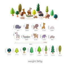 Montessori Wooden Animal Stacking Balance Toy – Cognitive & Educational Learning Game for Toddlers and Kids