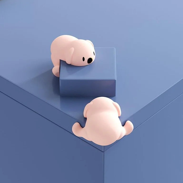 Puppy Cartoon Silicone Table Corner Protective Cover