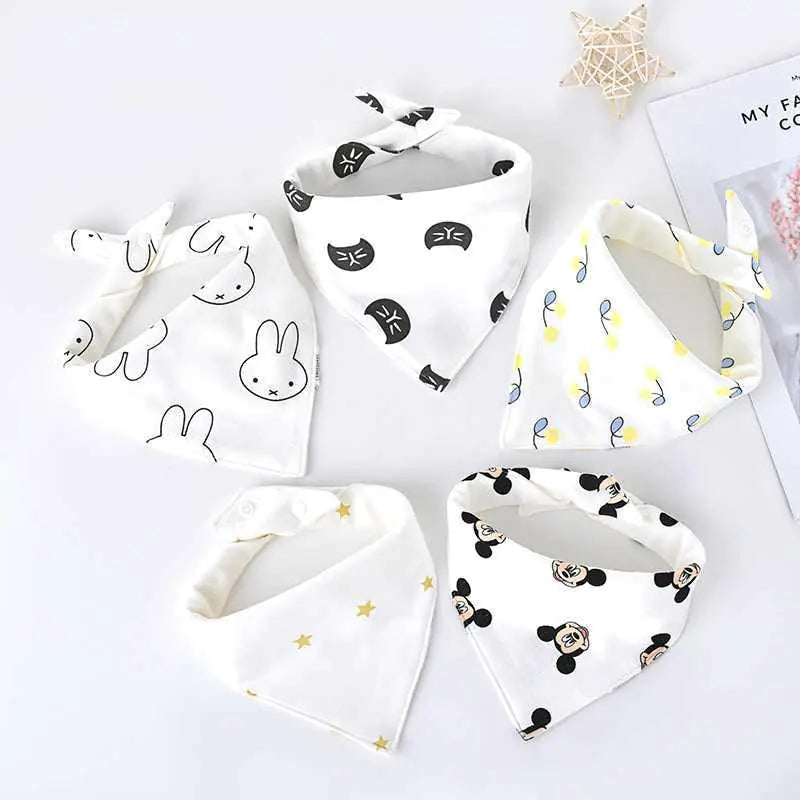 Baby Bandana Scarf Bib – Soft & Absorbent for Drooling and Teething