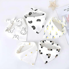 Baby Bandana Scarf Bib – Soft & Absorbent for Drooling and Teething