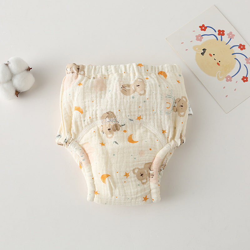 Cotton Baby's raining Pants Gauze Diaper Pants