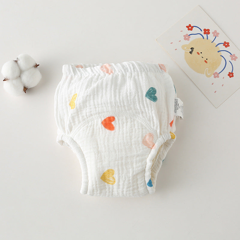 Baby's Cotton Training Pants Pure Diaper Pants