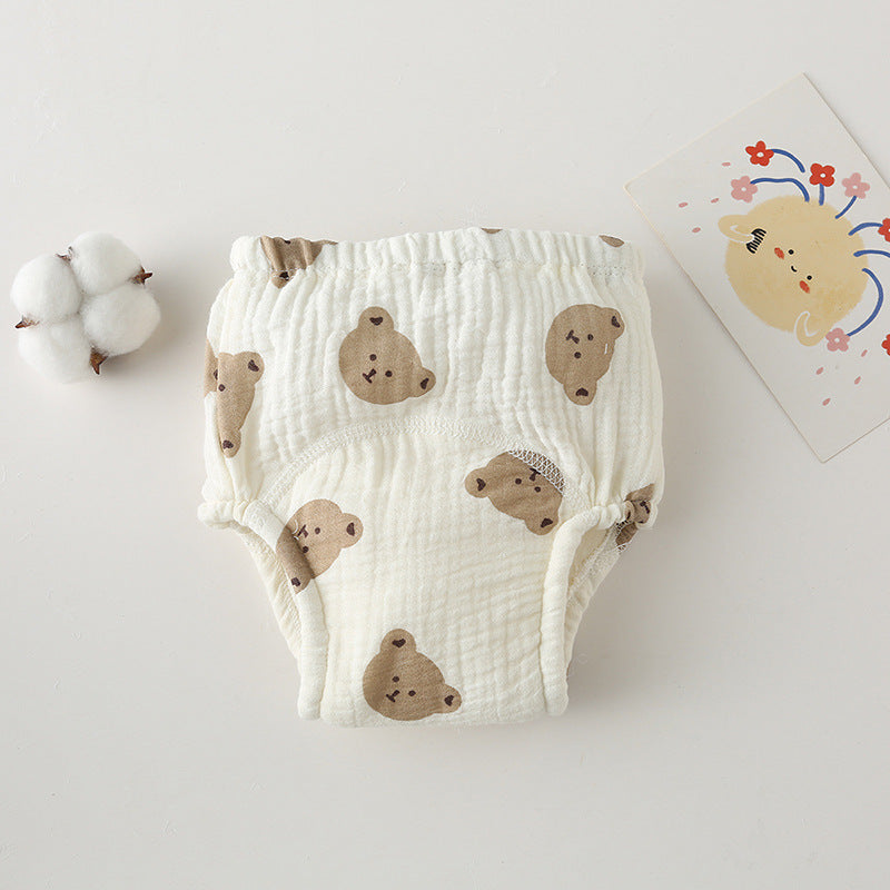 Cotton Baby's raining Pants Gauze Diaper Pants