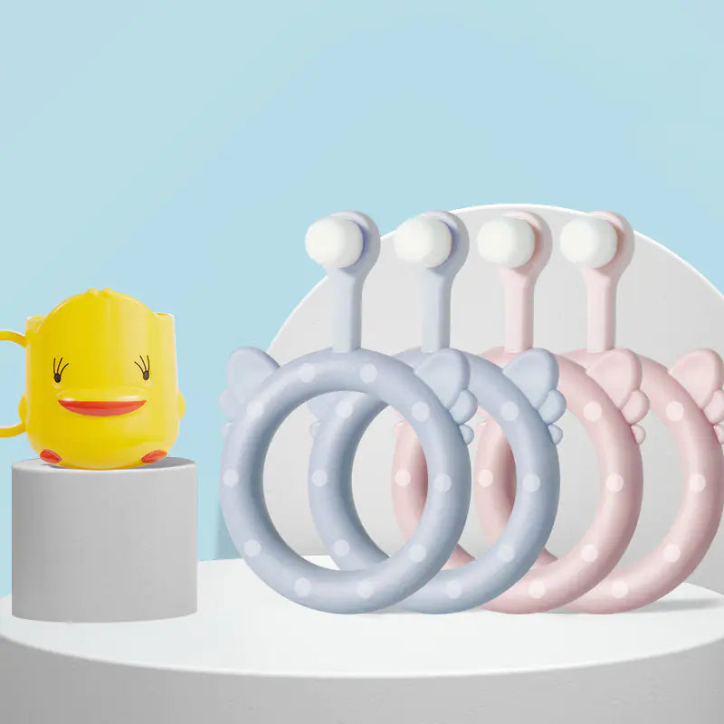 Soft Silicone Baby Toothbrush Set for Infants