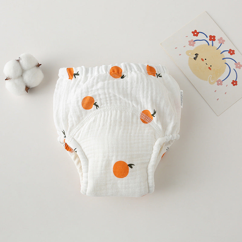 Baby's Cotton Training Pants Pure Diaper Pants