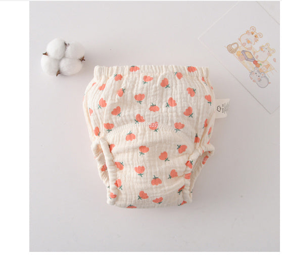 Baby's Cotton Training Pants Pure Diaper Pants