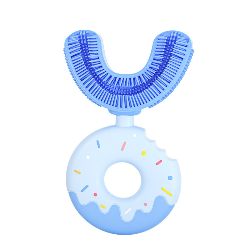U-Shaped Silicone Baby Toothbrush – Safe Dental Care for Infants”