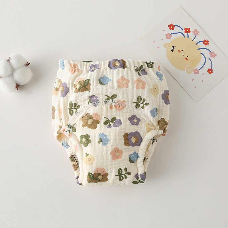Cotton Baby's raining Pants Gauze Diaper Pants