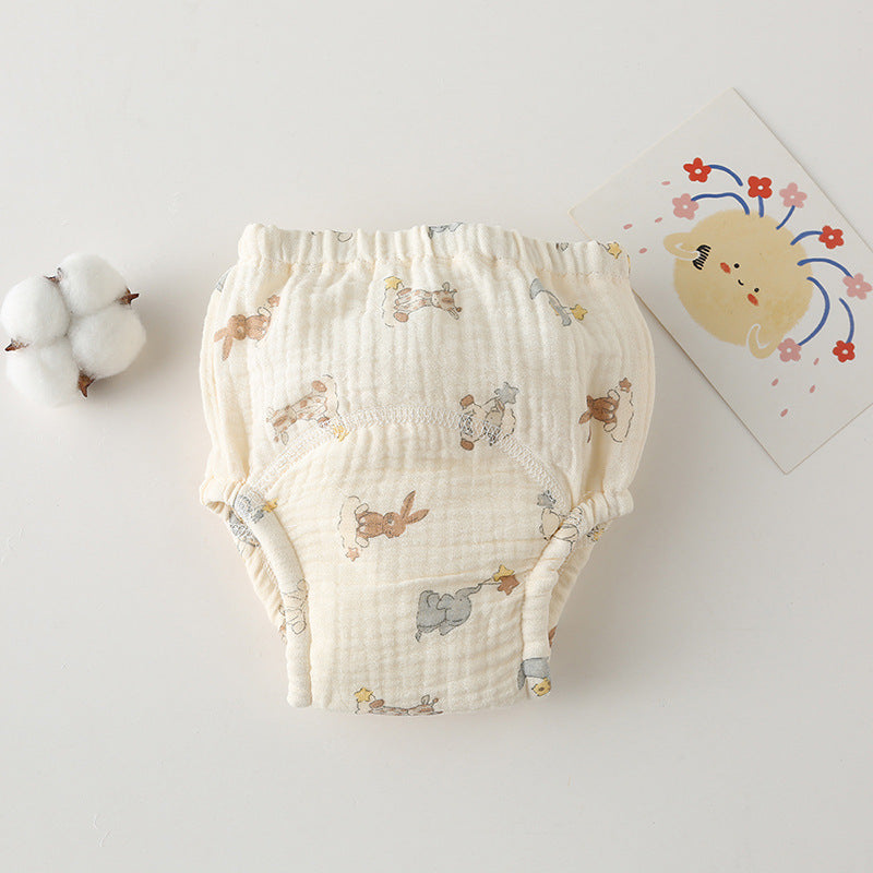 Cotton Baby's raining Pants Gauze Diaper Pants