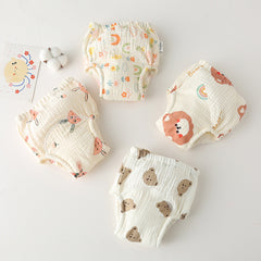 Cotton Baby's raining Pants Gauze Diaper Pants