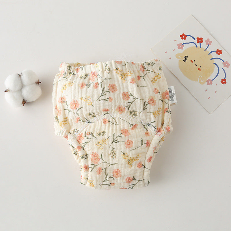 Cotton Baby's raining Pants Gauze Diaper Pants
