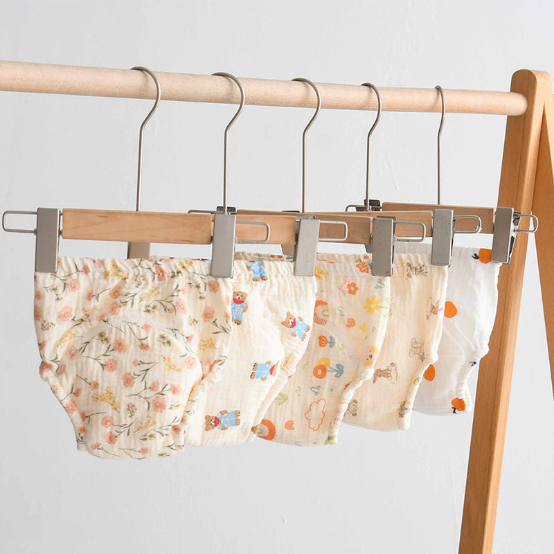 Baby's Cotton Training Pants Pure Diaper Pants