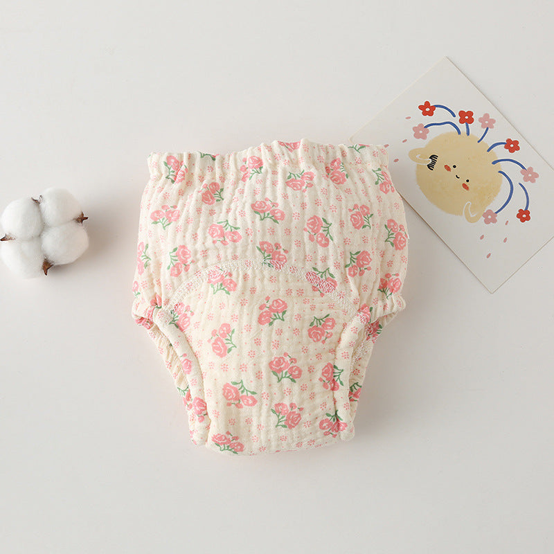 Cotton Baby's raining Pants Gauze Diaper Pants