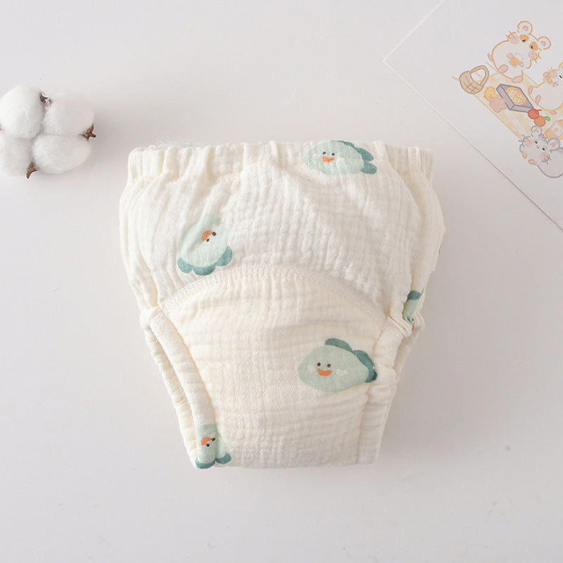 Baby's Cotton Training Pants Pure Diaper Pants