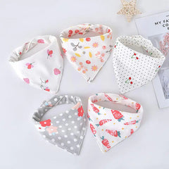 Baby Bandana Scarf Bib – Soft & Absorbent for Drooling and Teething