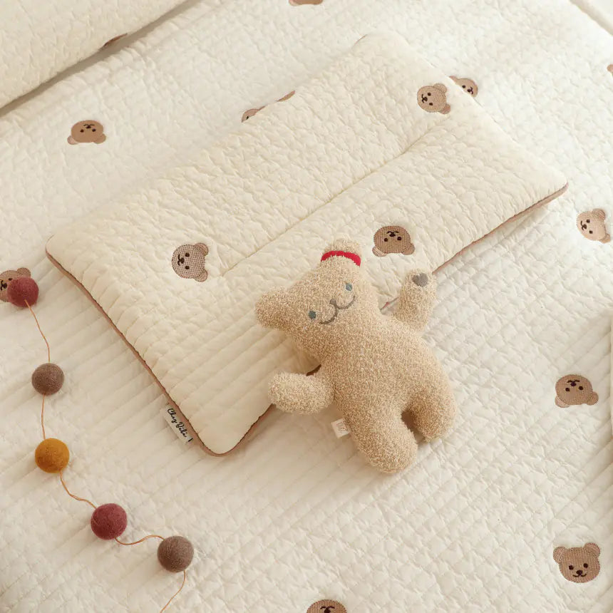 Embroidery Flat Head Shaping Pillow for Babies