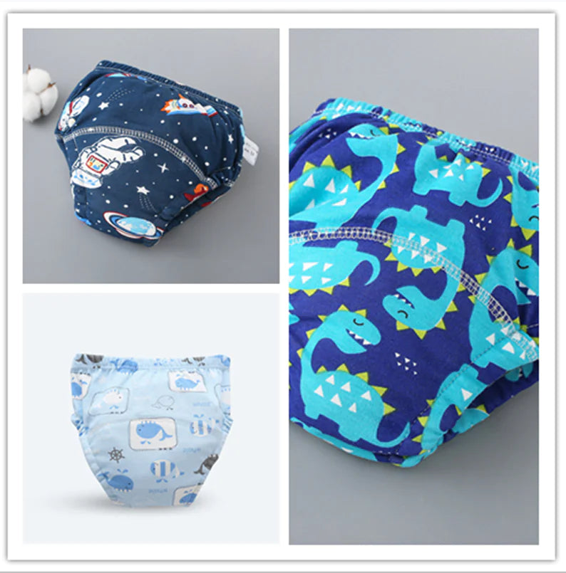 4pcs Baby Reusable and washable  Training Pants waterproof