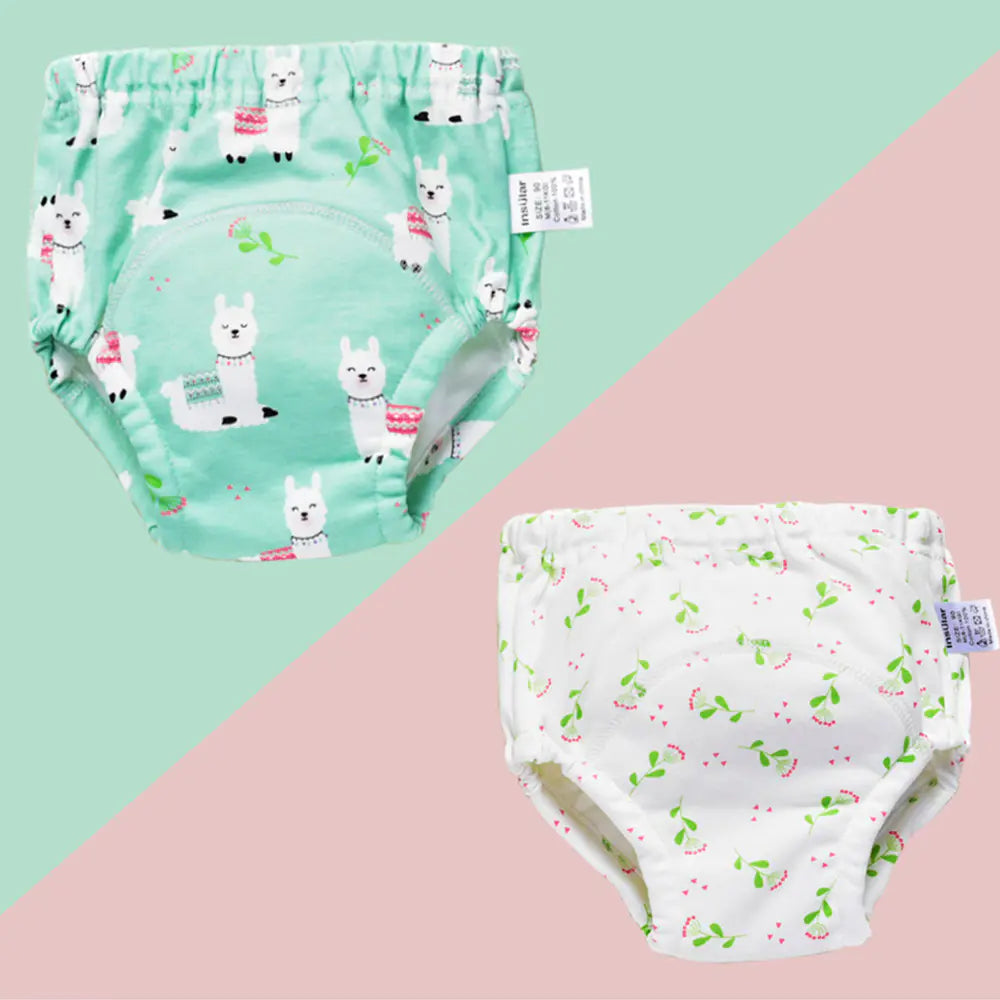 Cotton Baby Training Gauze Diaper Pants