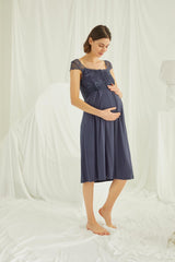 Maternity Lace Nightgown – Nursing Friendly