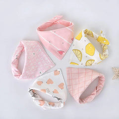 Baby Bandana Scarf Bib – Soft & Absorbent for Drooling and Teething