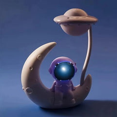Moon Astronaut LED Night Light | Kids & Nursery Sleep Lamp