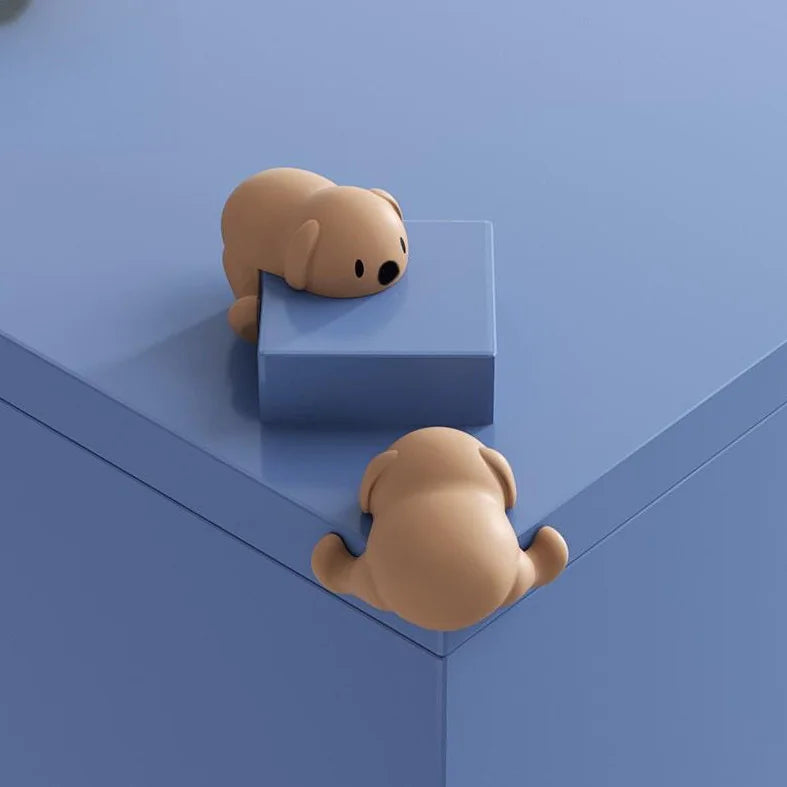 Puppy Cartoon Silicone Table Corner Protective Cover